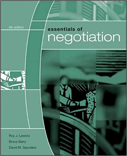 Download Solutions Manual of Essentials of Negotiation PDF