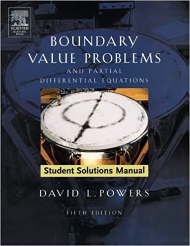 Download Solutions Manual of Boundary Value Problems and Partial Differential Equations PDF