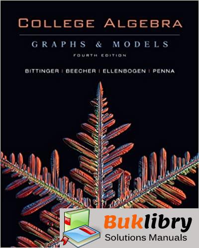 Download Solutions Manual of College Algebra  Graphs and Models PDF