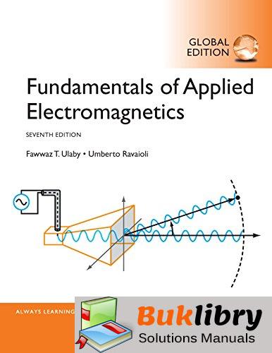 Download Solutions Manual of Fundamentals of Applied Electromagnetics PDF