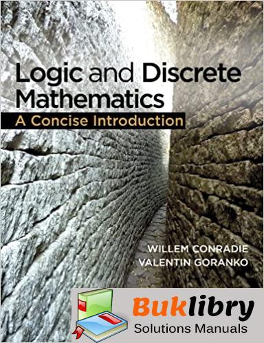 Download Solutions Manual of Logic and Discrete Mathematics A Concise Introduction PDF